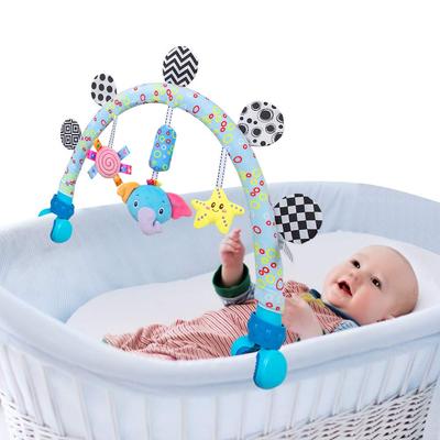 Bouncer Krippen-Hängespielzeug für Babys für drinnen und draußen Sensorische und motorische Entwicklung Spielzeug, Spielzeug, (0+), (Elefant)