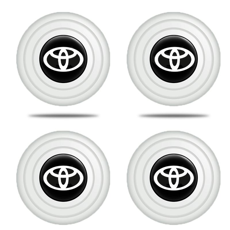 

Для Toyota Corolla Rav4 Auris Автомобильные силиконовые наклейки-амортизаторы на двери Camry Yaris Prius Prado Avensis Звукоизолирующий буферный пирс