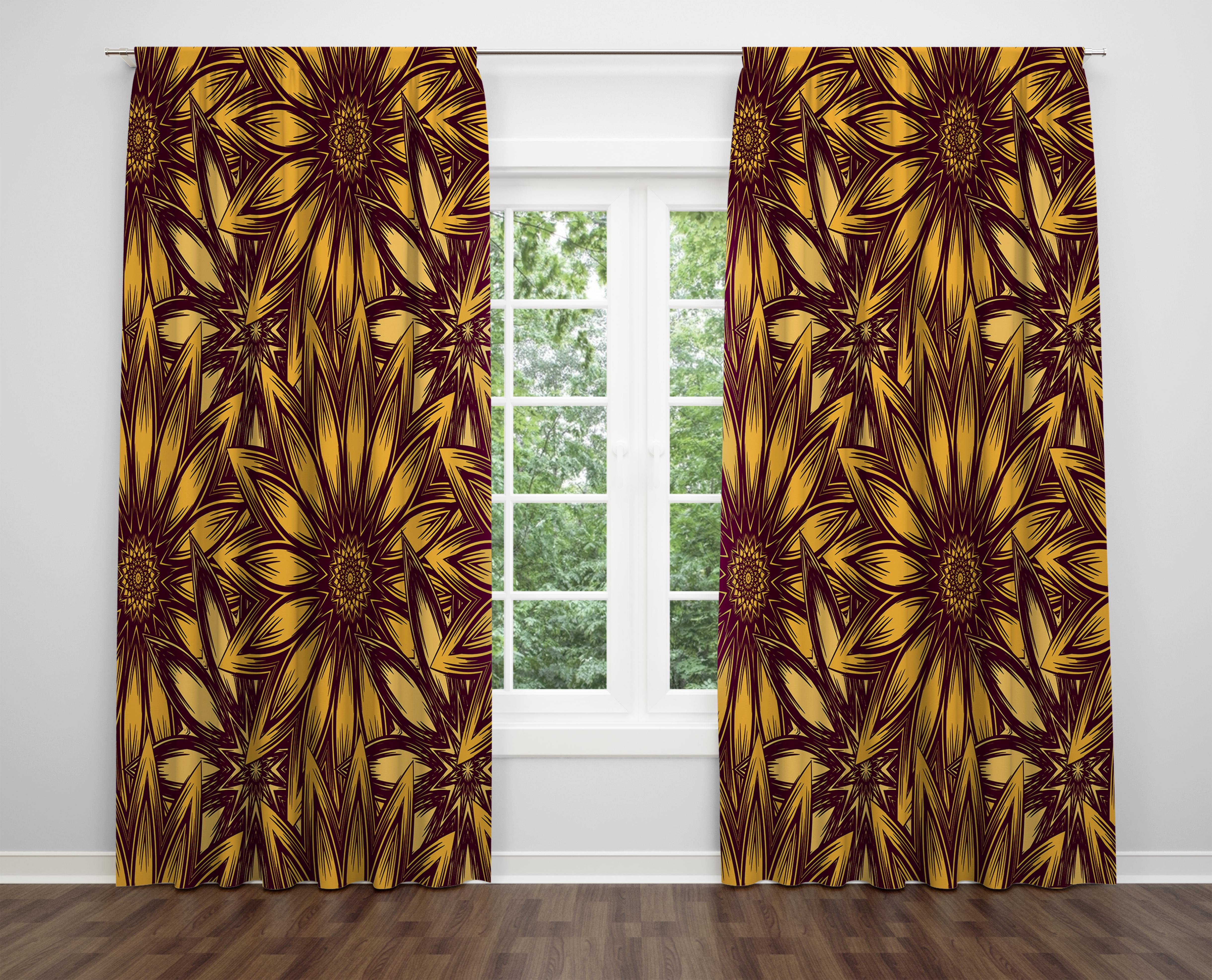 

Декоративний дизайн, високоякісна бавовняна тканина, ви можете вибрати одну або подвійну фіранку з крила 1 piece різнокольоровий