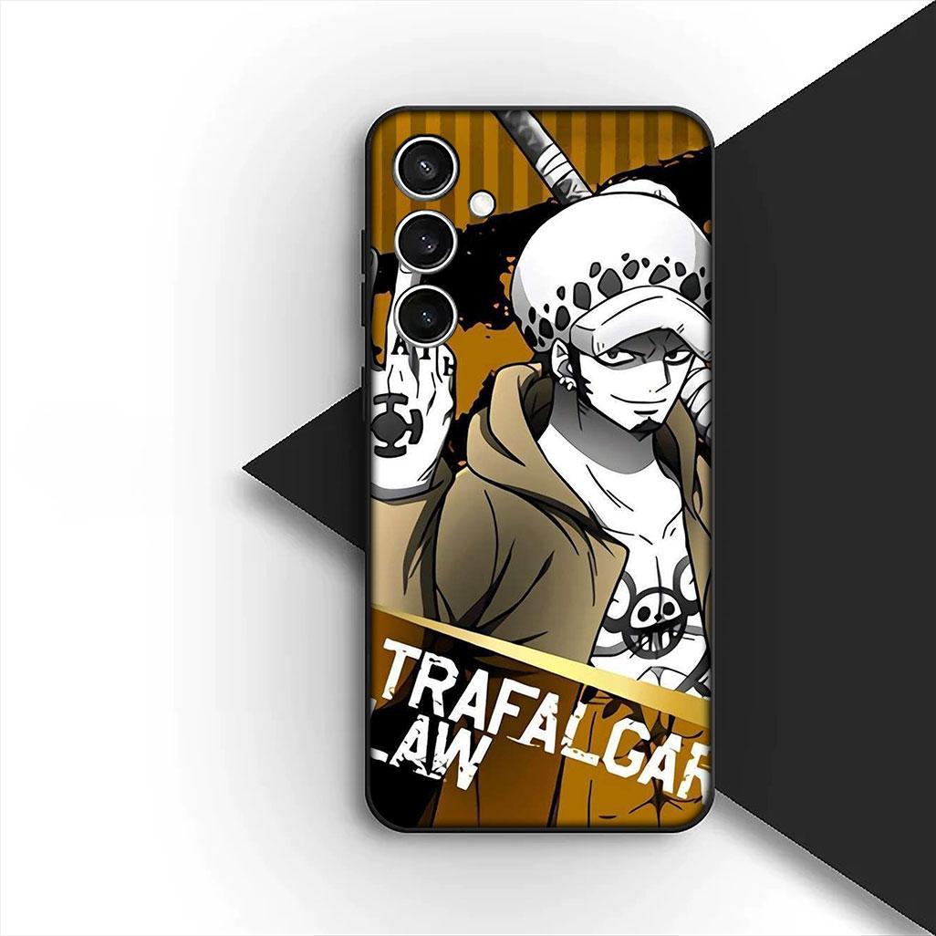 for Samsung Galaxy A35 A36 A55 A26 A05 A06 A14 A50 A51 A53 A54 A12 A13 A23 Phone Case Trafalgar D Water Law Luffy One Pieces Galaxy A36 5G