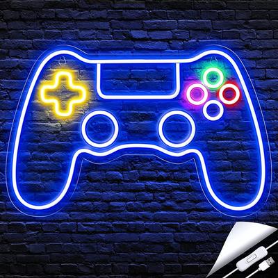 Gaming Neon Sign, Gamer Neon Sign For Game Room Decor, Usb Powered Switch Gaming Led Signs For Teen Boy