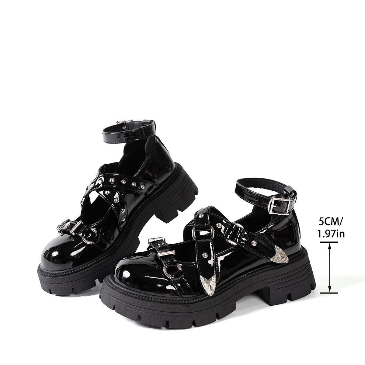 

Low-cut Shoes, Single Shoes, Women s Shoes, Thick-soled Shoes, Heightening Shoes 43 чорний