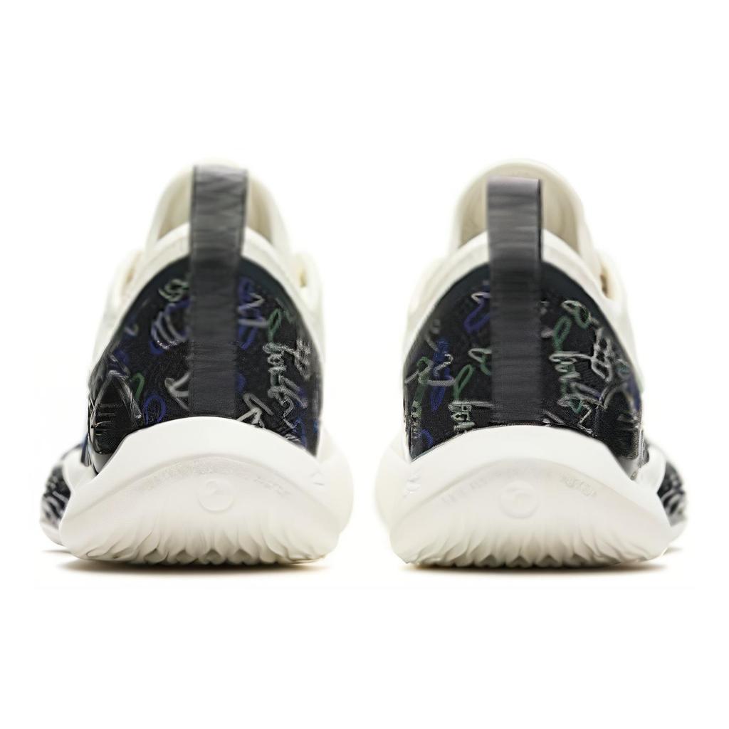 New Anta Skyline 2 Anti Slip Wear Resistant Low Top Basketball Shoes Men's White 112411107-6