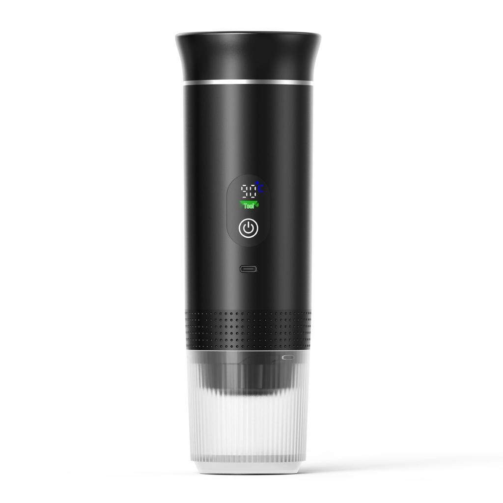 Portable Electric Capsule Coffee Maker - Pump-Action, Multifunctional, 3-in-1 for American & Italian Style
