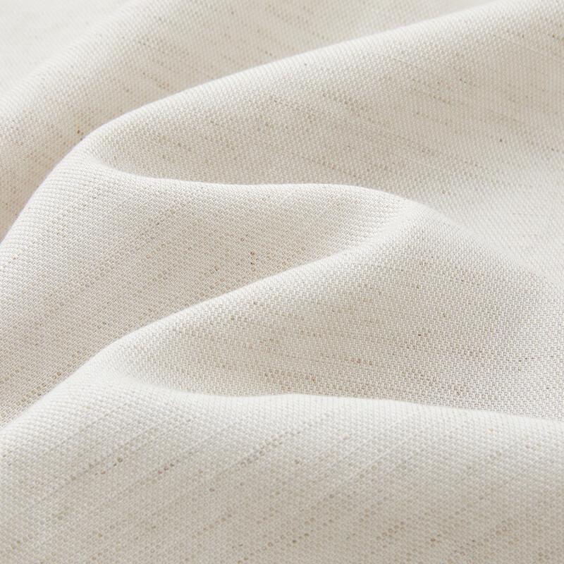 Demana Linen Blend Half-Sleeve A-Line Dress