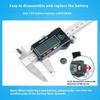 Digital Caliper 0-150mm Stainless Steel Vernier Measuring Tool Precision Electronic Caliper with Plastic Storage Box for Metal