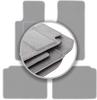 Gray Car Mats For: Jeep Grand Cherokee III WK Off-road (2005-2010)