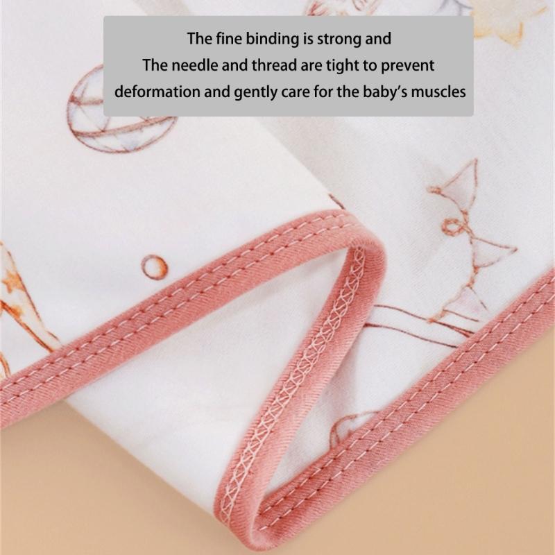 Baby Pucktücher Decke Atmungsaktiver Baumwollstoff Bequemes Wickeltuch zur Beruhigung von Neugeborenen im Alter von 0 bis 3 Monaten