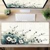 XXL HD Printing Large Gaming Mouse pad Retro Art flower Expand mouse pad antislip made rubber desk mat mousepad PC accessorys