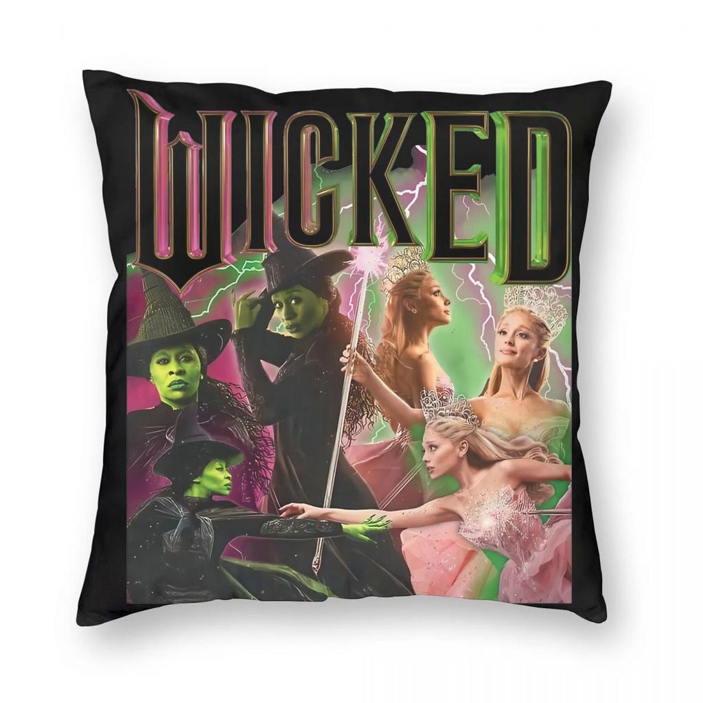 Wicked For Good Glinda Pillowcase Soft Polyester Cushion Cover Decor Throw Pillow Case Cover Home Square cm