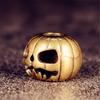 Brass Halloween Pumpkin Keychain Charm Durable Outdoor Gear Accessory For EDC Enthusiasts And Camping Essentials
