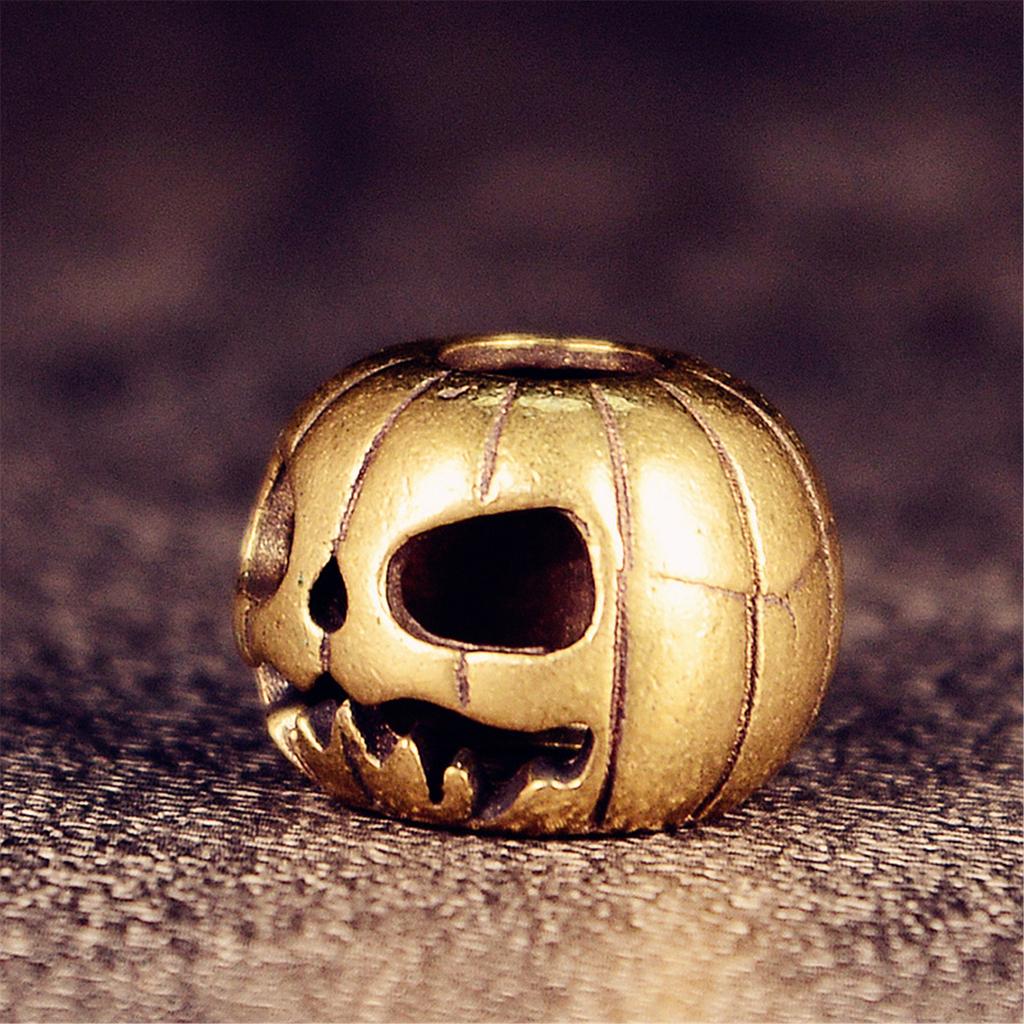 Brass Halloween Pumpkin Keychain Charm Durable Outdoor Gear Accessory For EDC Enthusiasts And Camping Essentials