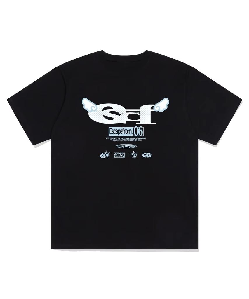 Y2k Tshirts Tops Casual Summer Fashion Classic Letter Logo Versatile Loose Comfort Shortsleeved Print Cotton Tshirt Unisex