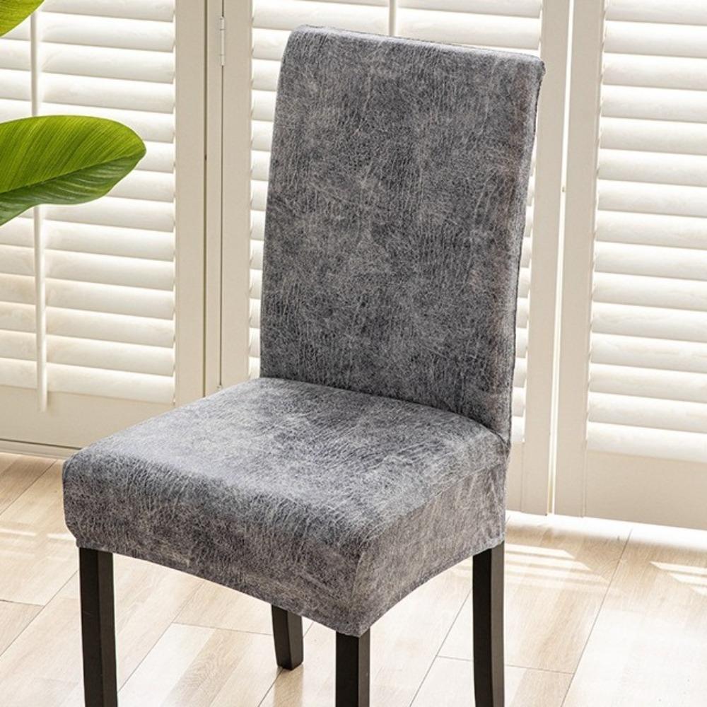 Dust-proof Waterproof Chair Cover Removable Chair Slipcovers Retro Dining Chair Cover Living Room