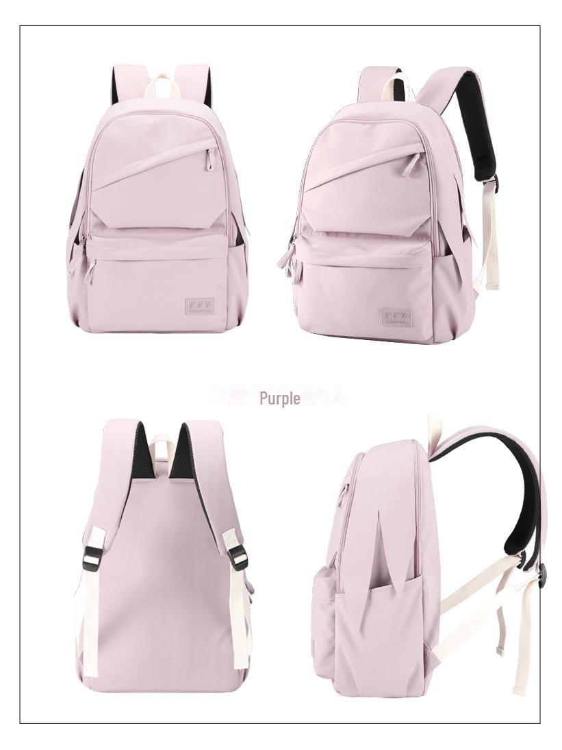 

Рюкзаки для ноутбуков из ткани Оксфорд унисекс — деловые, повседневные, для путешествий, школьные сумки большой вместимости 30x17x44CM светло-фиолетовый