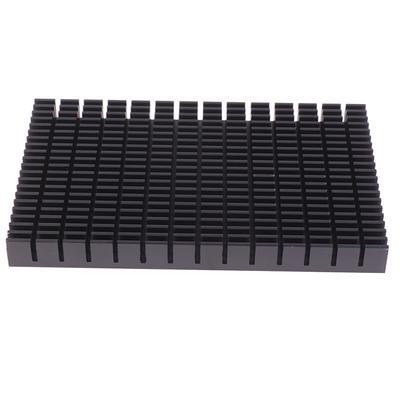 150*93*15MM Heating Panel Heat Sink High Quality Aluminum Heatsink Plate Black Radiator Manufacturer