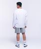 BORN TO WIN Silver B Over Fit Longsleeve [White]