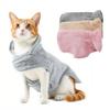 Cozy Wear Warm Fleece Dog Jacket Reversible Design Soft Pet Coat D-ring Attachment Leash Hole Puppy Jacket Winter Season