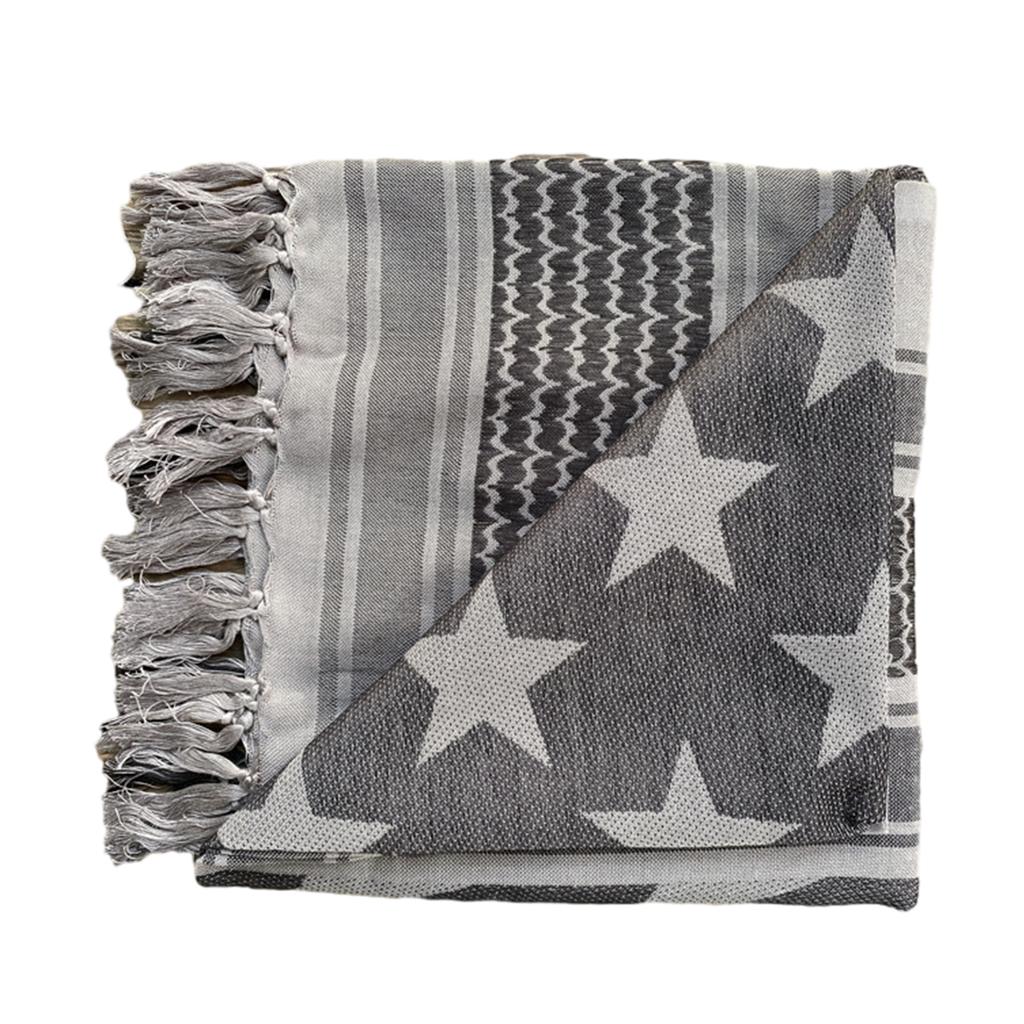 Religious Male Shemagh Scarf Arab Scarf Outdoor Tactically Turban Multi Purpose Head Wrap Cycling Dustproof Kerchief