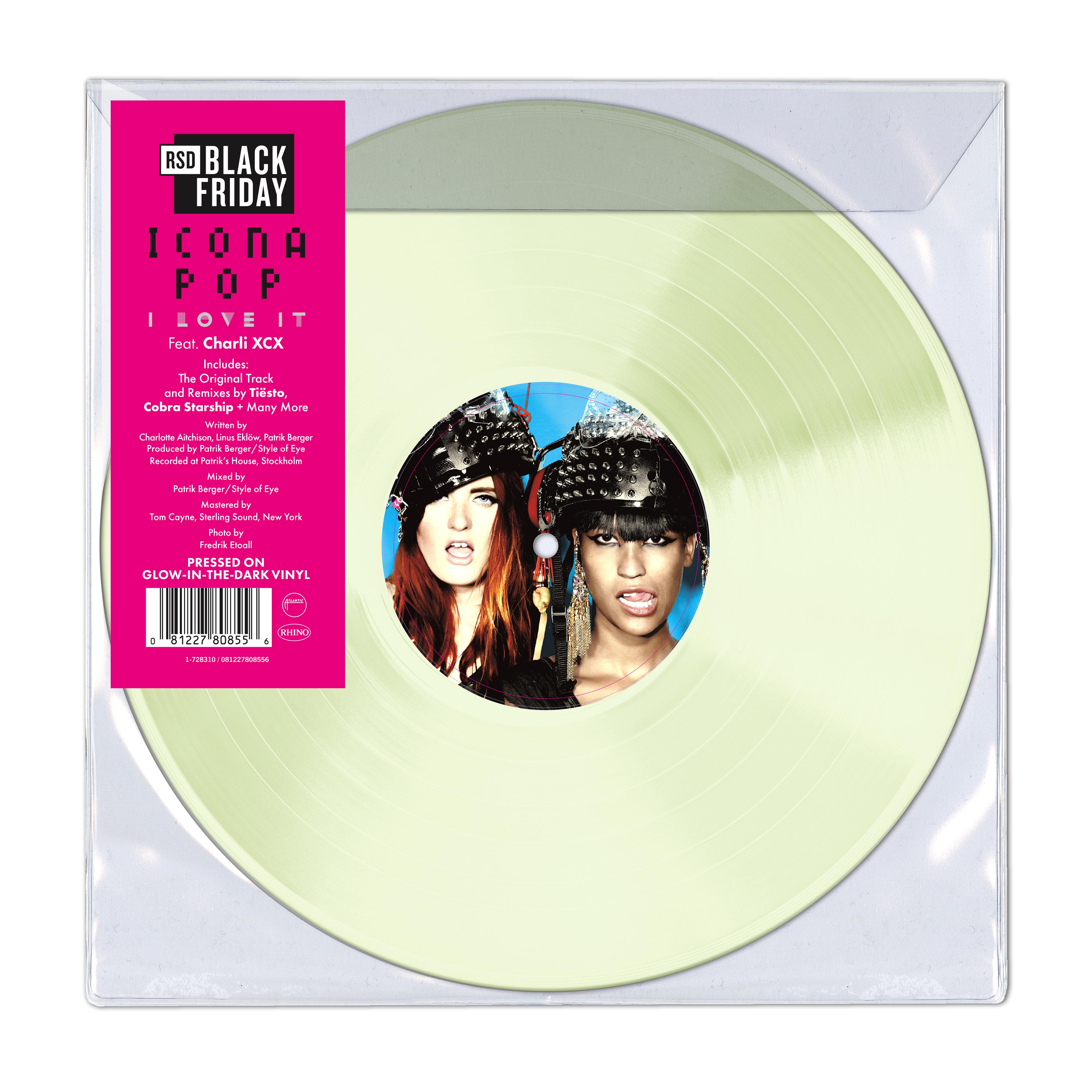 12-дюймовая пластинка ICONA POP I Love It feat. Charli XCX RSD B 8122780855 Atlantic 2025 Не Япония Поп