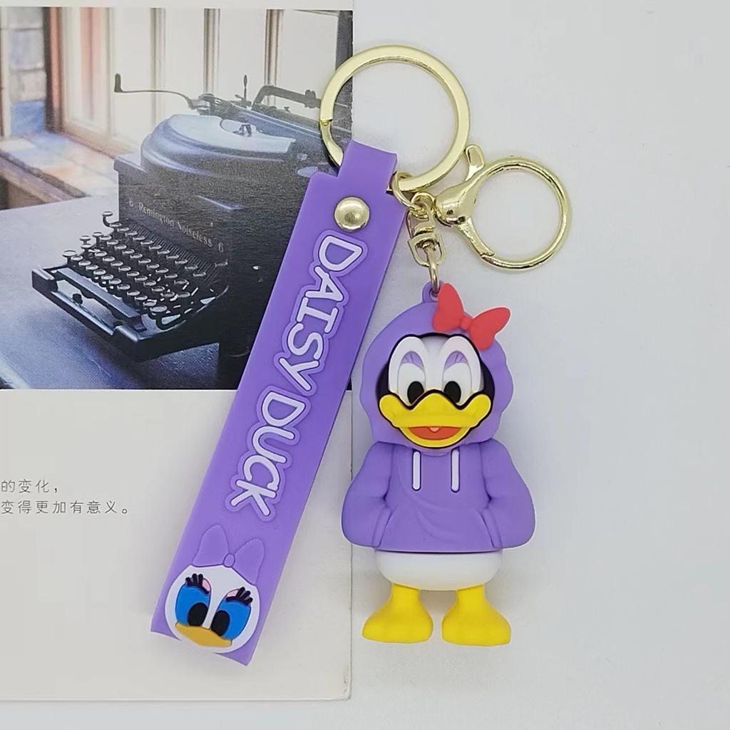 New Cross-border Creative Cartoon Mickey Series Keychain Bags Car Keychain Accessories Wholesale Personalized Gifts Y2k Fashion