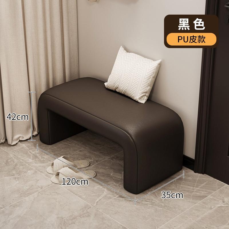 Входная скамейка для смены обуви легкая роскошь гостиная табурет мягкое сиденье длинная скамейка для примерочной диван-компаньон табурет