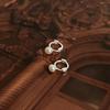 925 Silver Mini Freshwater Pearl Ring Earrings