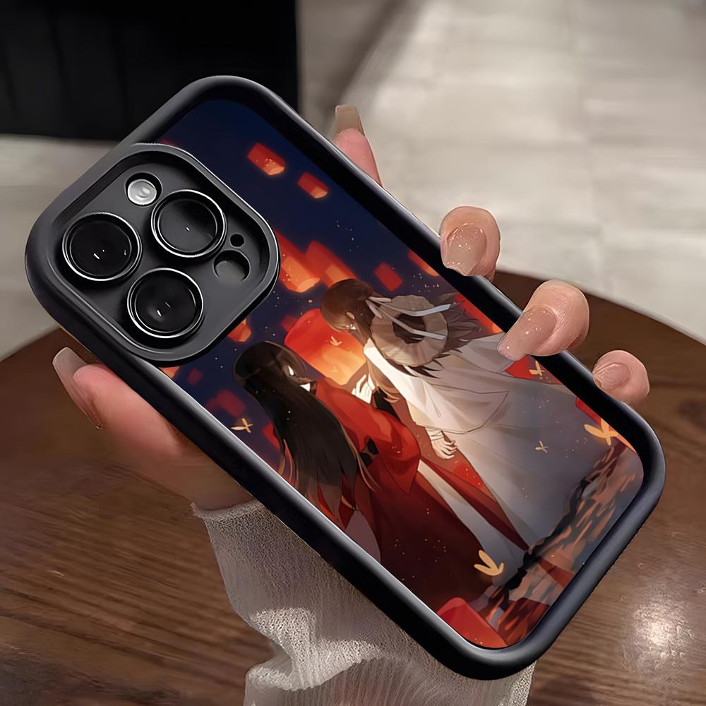 Tian Guan Ci Fu Phone Case For IPhone 17 Pro Max 15 Pro 16 14 Plus 12 13 Mini 11 Pro Shockproof Soft Cover