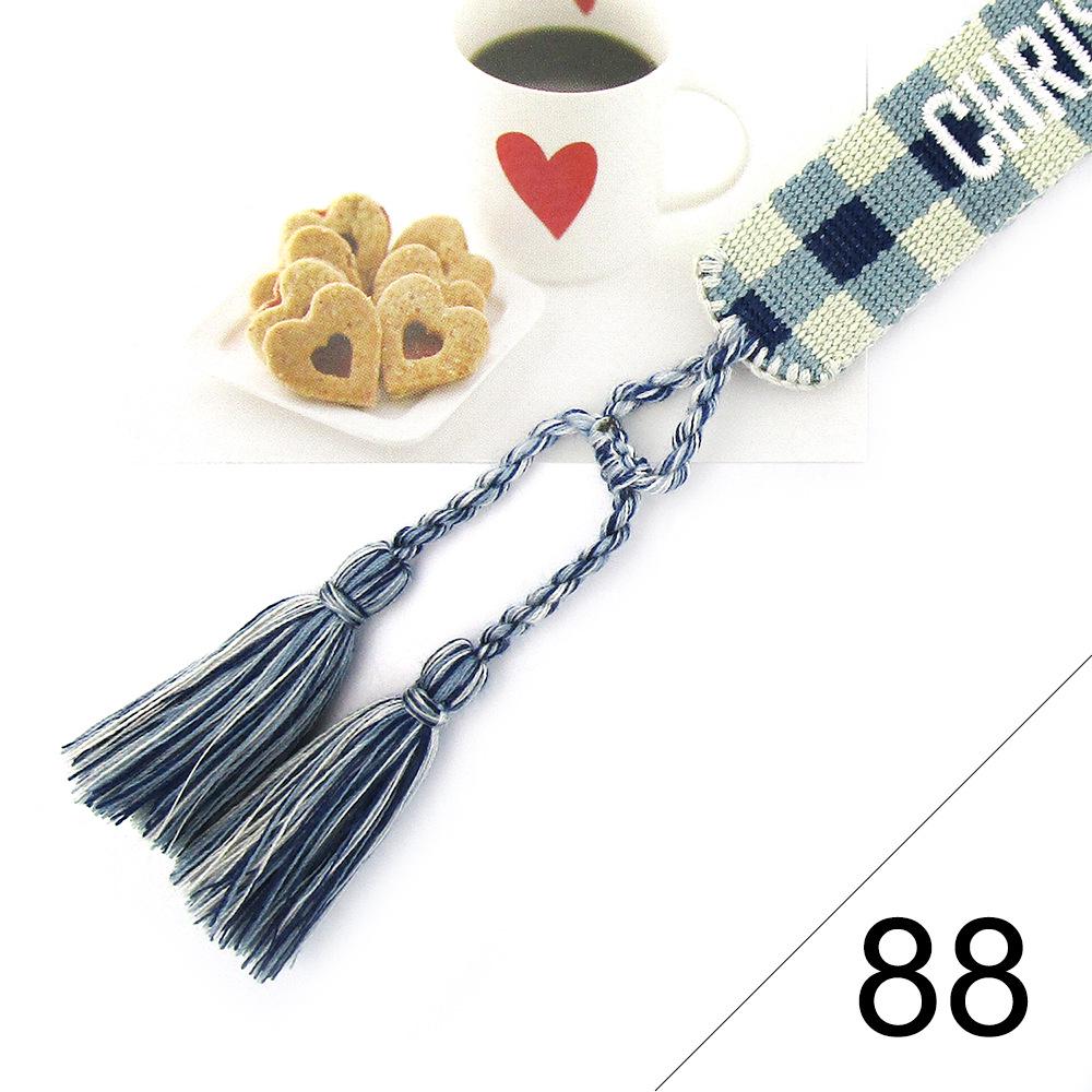 Custom Bohemian Embroidered Bracelet with Tassel and Woven Rope - Handmade Jewelry for Couples and Women
