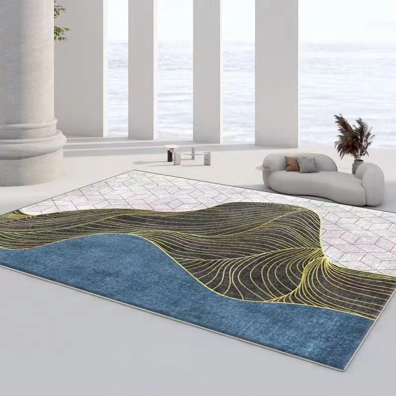 Covor Nordic Lux Luminos pentru Living, Covor pentru Întregul Pat, Măsuță de Ceai, Covor de Arie Mare, Covor de Casă din Flanel pentru Dormitor, Covor de Noptieră