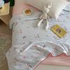 Cartoon Milk Knit Cotton Baby Quilt – Cooling Summer Blanket for Infants