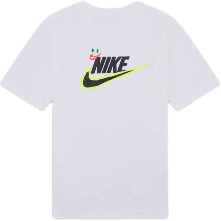 

Nike Быстросохнущая тренировочная футболка с коротким рукавом Детские топы Белый HF6295100 M