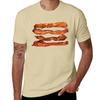 Bacon Rashers T-Shirt Blouse Plus Sizes Short Sleeve Tee T-shirts for Men Cotton