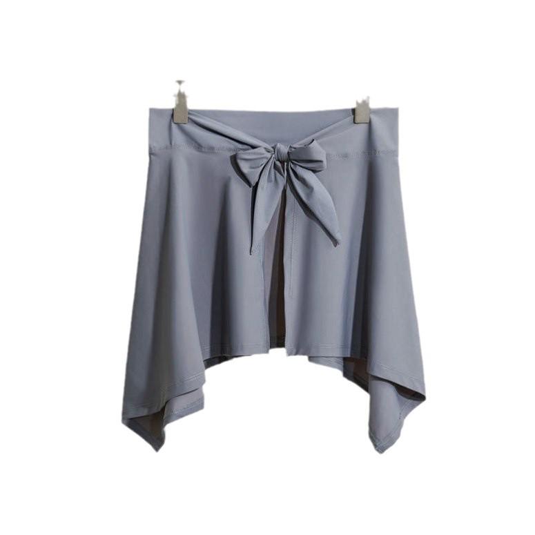 Yoga Dance Skirt: Anti-Exposure Tie-Up Ballet-Inspired Short Skirt