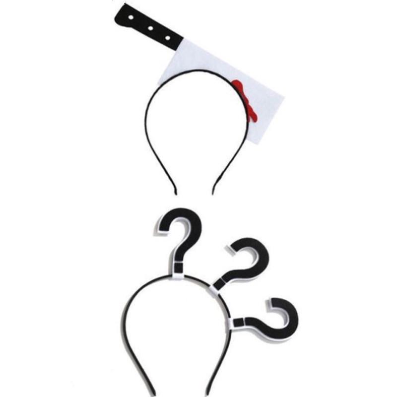 Personalized Halloween Arrow Headband & WiFi Exclamation Hair Clip for Braids