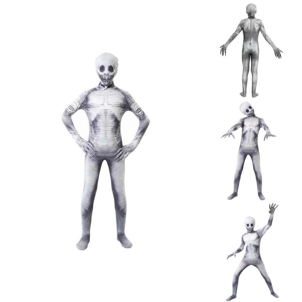 Werde zur Creepypasta-Legende mit dem Rake Morphsuit-Kostüm für Halloween