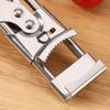 Yousheng 2 Pcs Adjustable Jar Lid Opener Stainless Steel Can Opener Multifunctional Bottle Jar Lid Gripper for Arthritis Weak Hands Manual Accessories