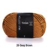 4-Ply Yimian Medium-Fine Milk Cotton Baby Yarn for Hand-Knitted DIY Projects