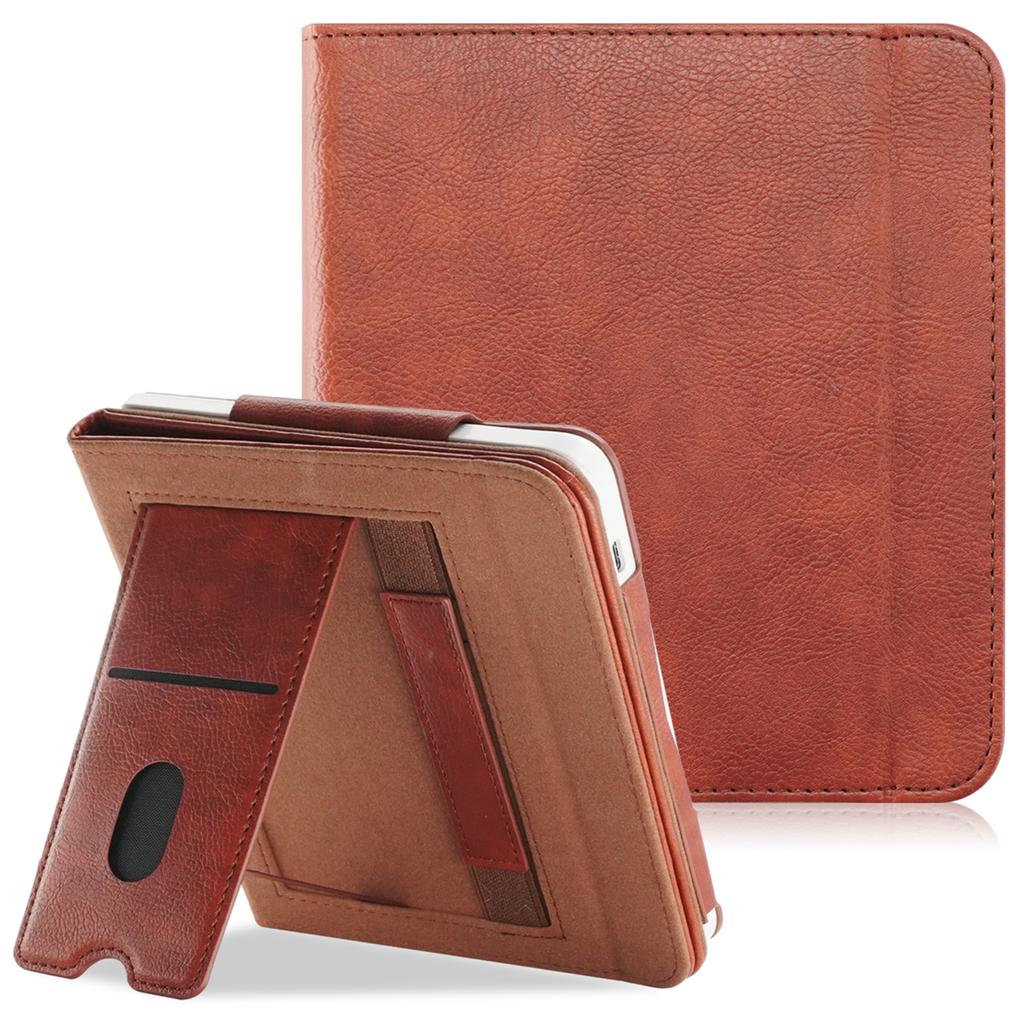 For Kobo Libra 2/Libra Colour Case PU Leather E-Reader Protective Cover Auto Sleep/Wake
