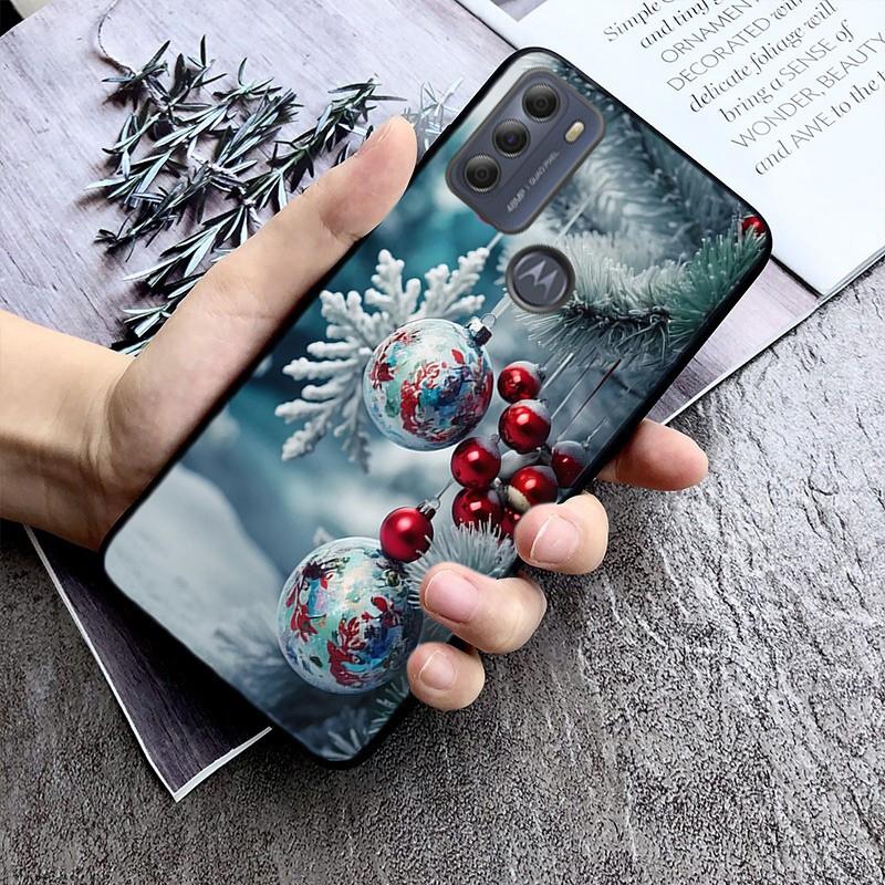 

Phone Case For Moto G85 G55 G05 G14 G75 G31 G50 G10 G20 G30 G60 G13 G32 G84 G54 G53 G72 G24 Power Christmas Deer Tree Moto G10 G20 G30