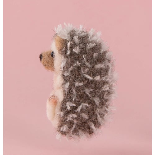 Hamanaka sada vlněné plsti, zvířátka vyrobená z jehličkové plsti, ježek H441-549