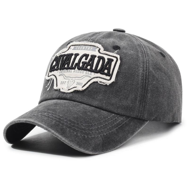 Vintage Embroidered Baseball Cap Women Sun Hat Men Cap