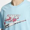Nike T Shirts Men's Blue Crew Neck Moderate Straight Fit BQ0703-486