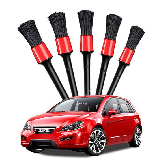 5Pcs/Set Cleaning Brushes Soft Multi-function PP Seat Detailing Cleaner for Car