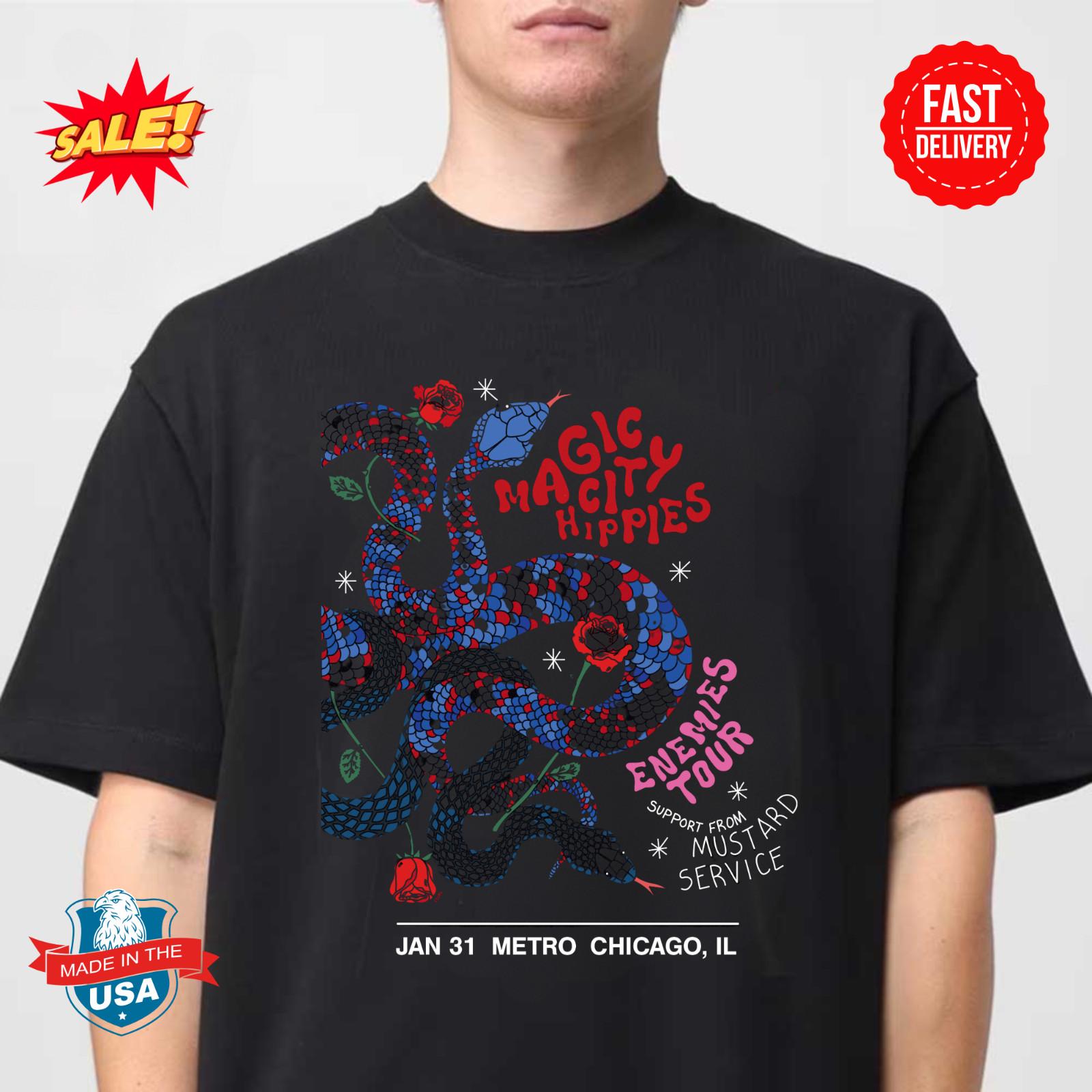 

Magic City Hippies In Nashville TN On Jan 16 2025 Shirt S-5XL Unisex T-Shirt XXXL