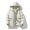 Padded Clothes Men's Winter New Thickened Solid Color Bread Clothes Jacket Student Trend Loose Couple Cotton Clothes Men