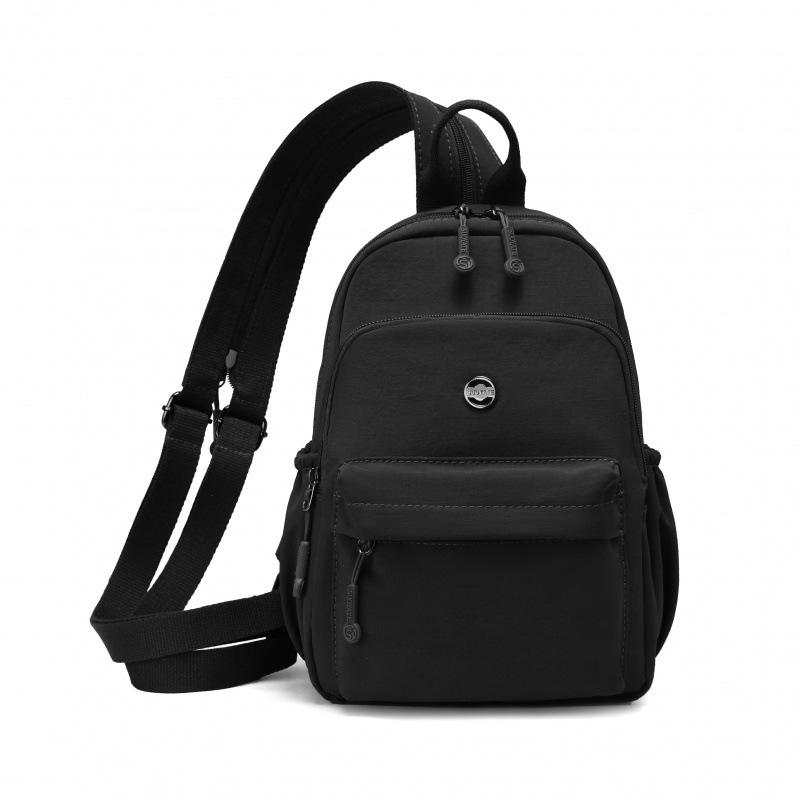 Schoolbag Korean Backpack Women's 1011 New Oxford Cloth Casual Versatile Lightweight Canvas Travel Small Backpack Crossbody Bag