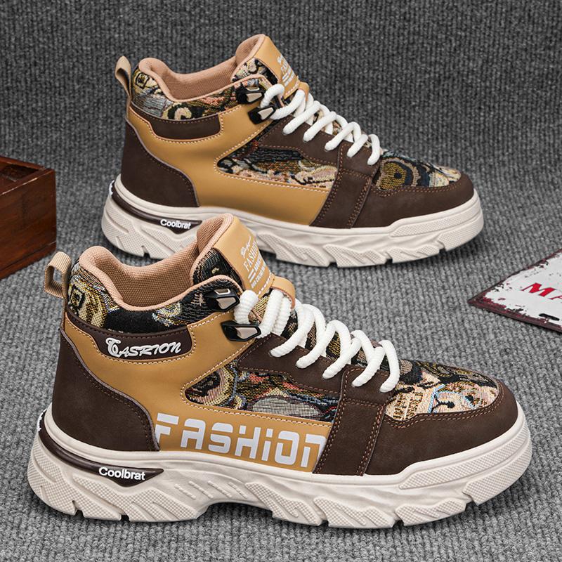 Martin Boots Men's High-top Winter Black Canvas Tooling Shoes Platform Non-slip Men's Outdoor Mid-top Tactical Training Boots