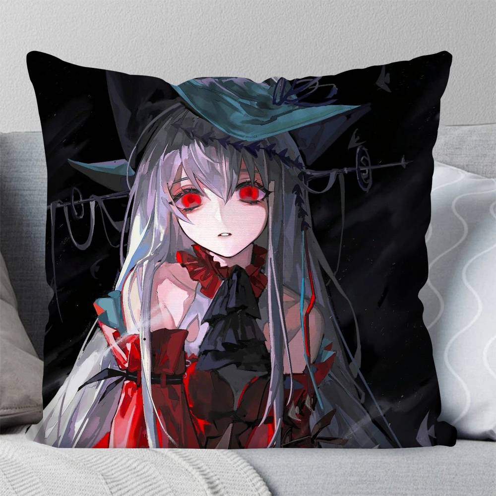 Skadi Animated Game AArknights Pillow Case Fashion Square Pillowcase Bedroom Sofa Room Ins Decoration Leisure