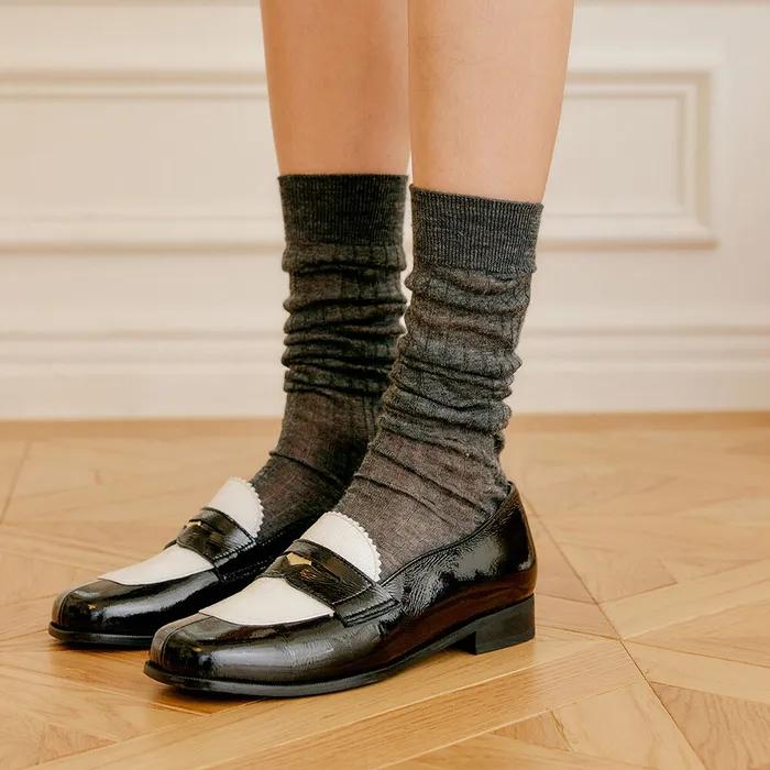 Julie Knit Socks / JULLY KNIT SOCKS_4colors